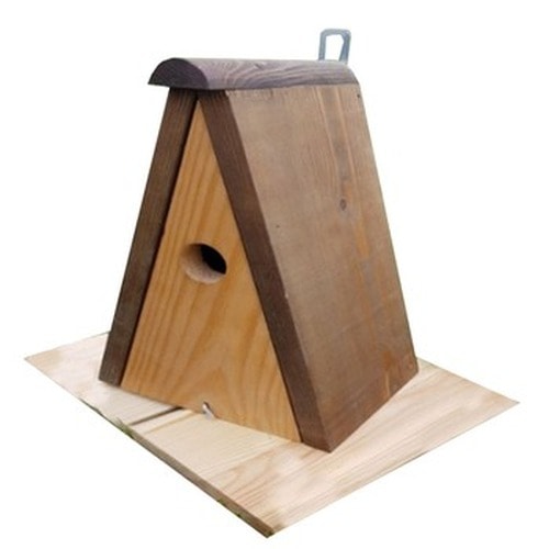 Budka lęgowa trójkątna olcha dla ptaków dzikich