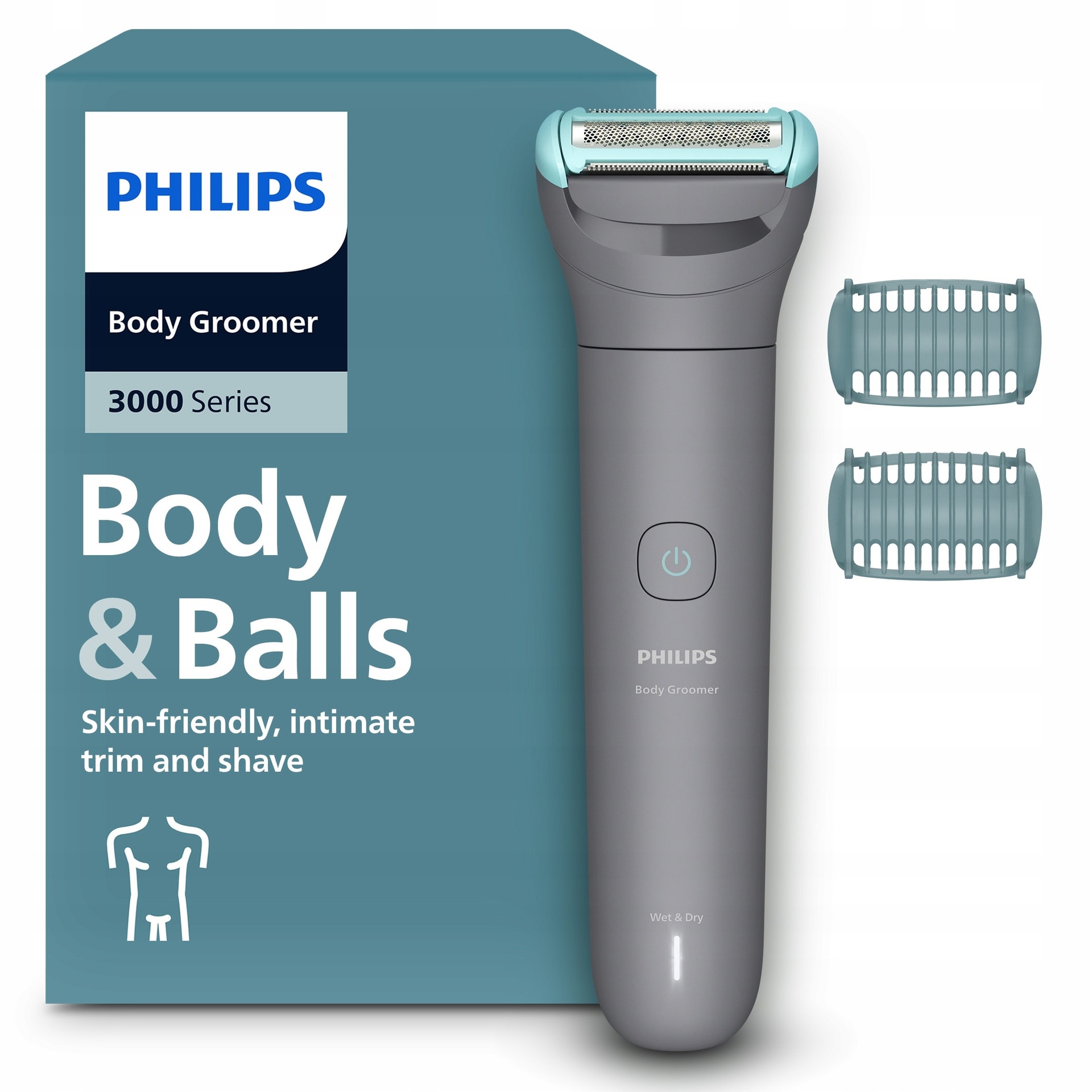 Philips Bodygroom Series 3000 - Body Trimmer for Men