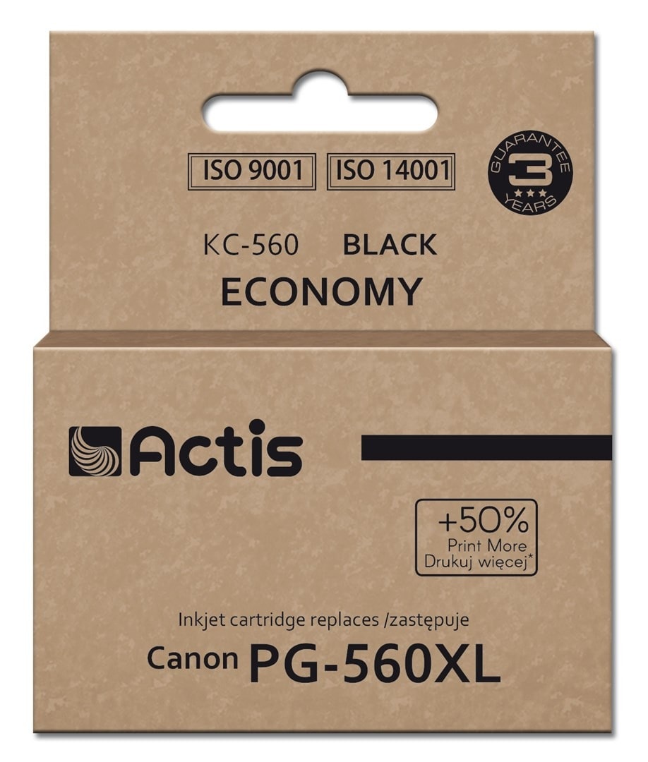Actis KC-560 Ink Cartridge Replacement for Canon PG-560XL Supreme - more prints!