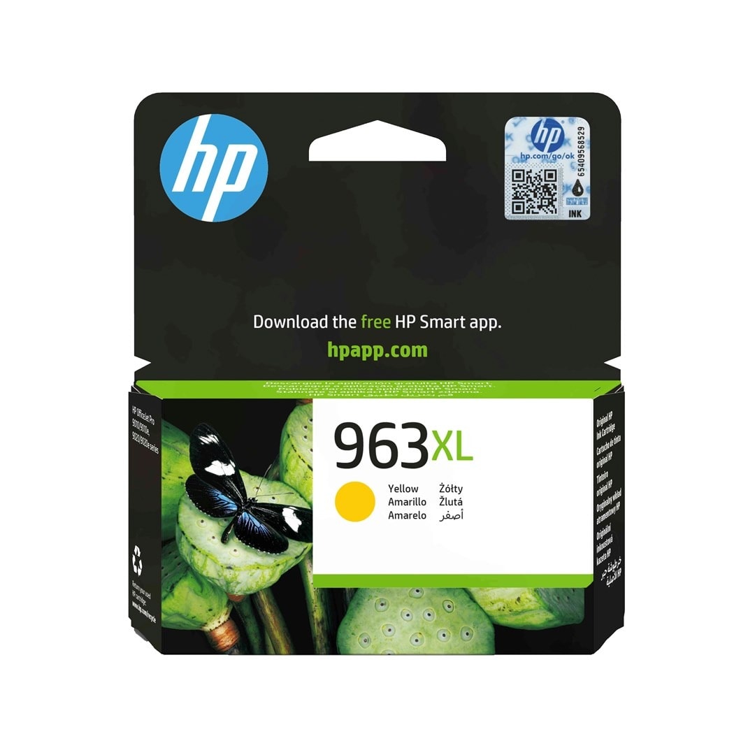 HP 963XL High Yield Yellow - High Yield Yellow Ink Cartridge for Printers