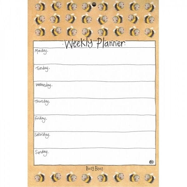 Weekly planner A4/60K Bees - ideal for planning