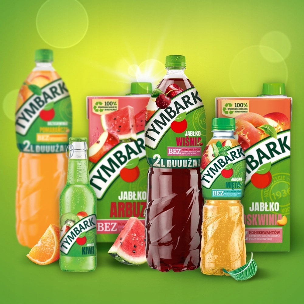 Tymbark Orange Juice - 1 liter of refreshment in PET