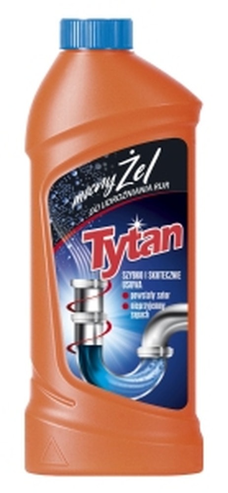 Tytan Drain Cleaning Gel - effective and fast solution for clogged pipes