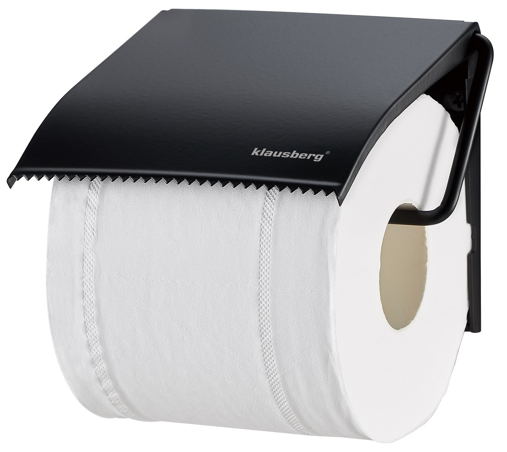 Klausberg KB-7713 Black toilet paper holder - elegance and functionality