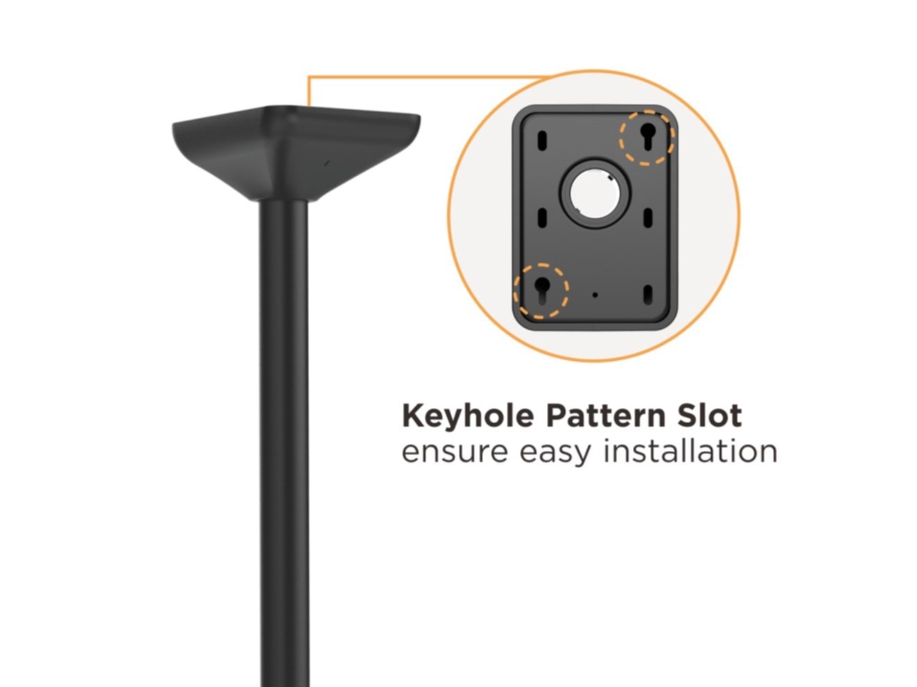 Ceiling mount for 2 LCD LED monitors 45-55 inches - ideal for office