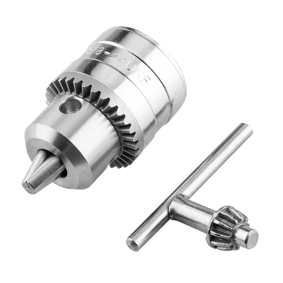 NEO TOOLS Drill chuck with key 3/8"x 24, 10.0 mm - reliable and durable