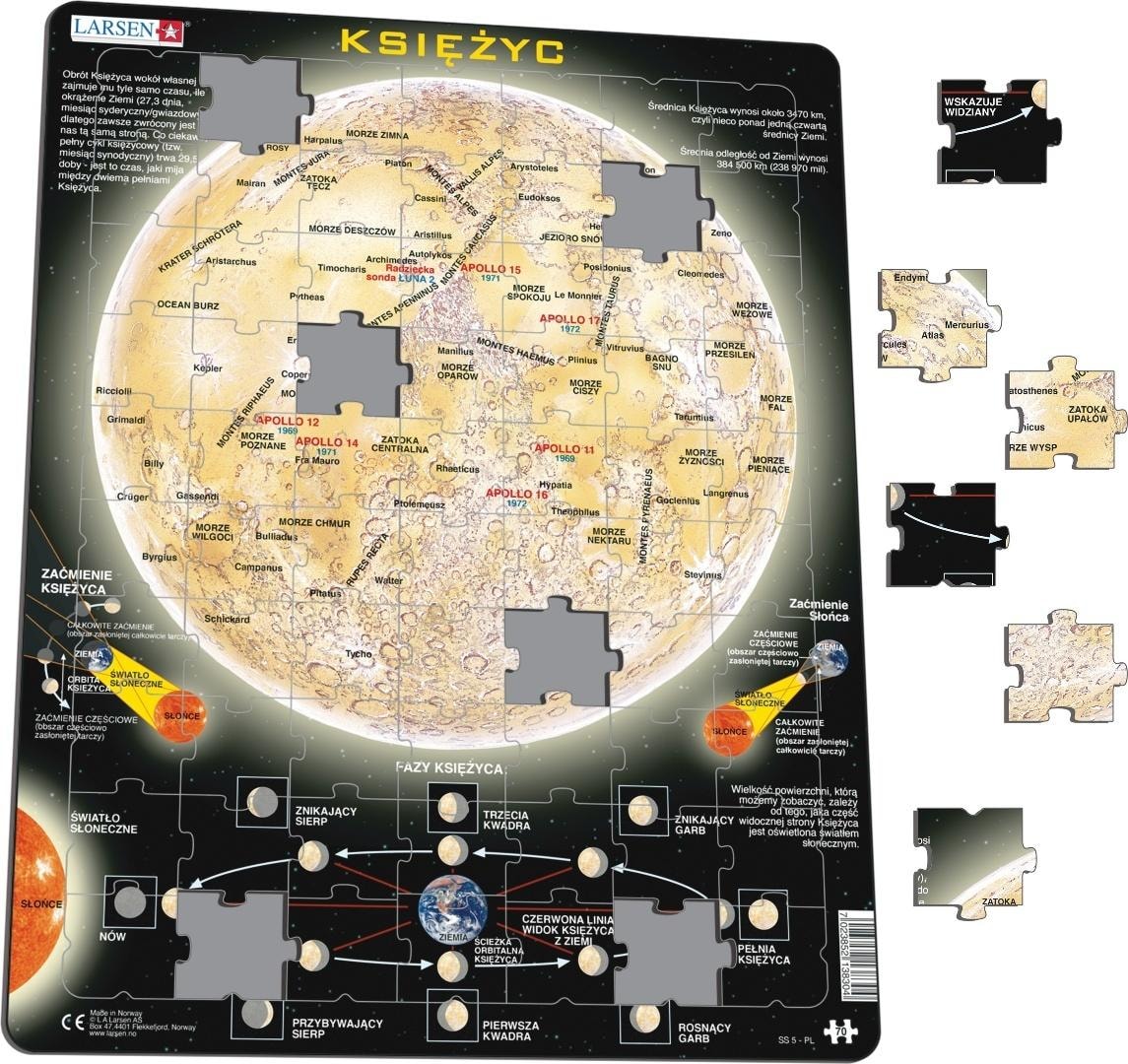 Larsen Puzzle Moon Maxi - educational puzzle for children