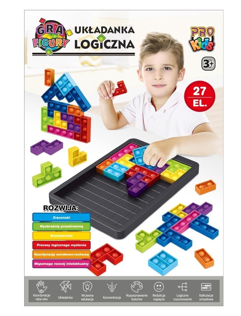 Pro Kids Logic puzzle Figures - educational sensory toy