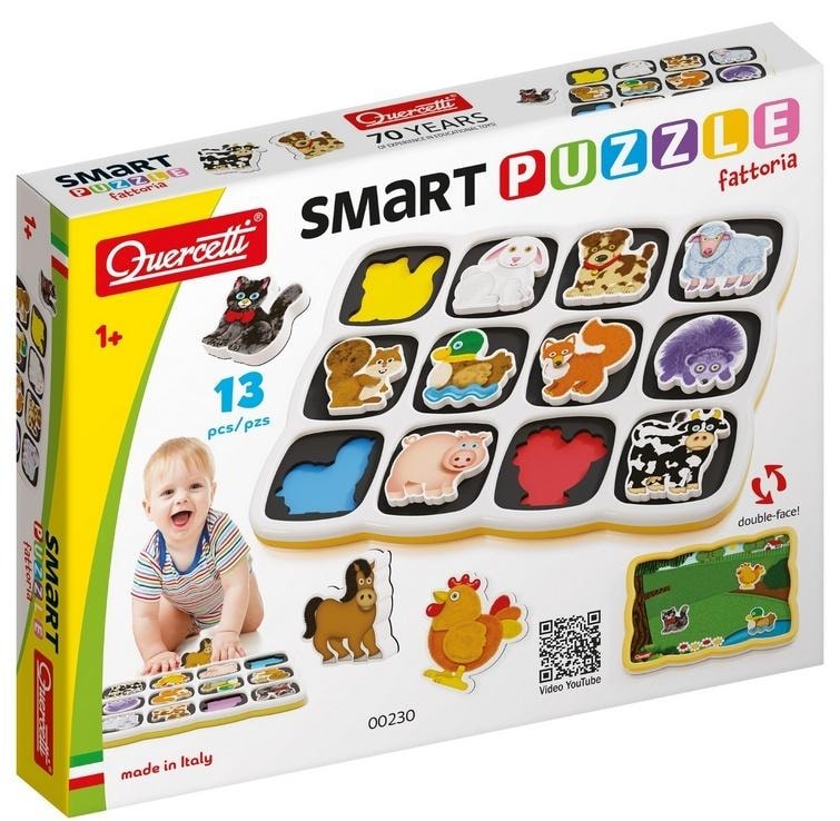 Quercetti Magnetic Farm Puzzle - educational fun for kids