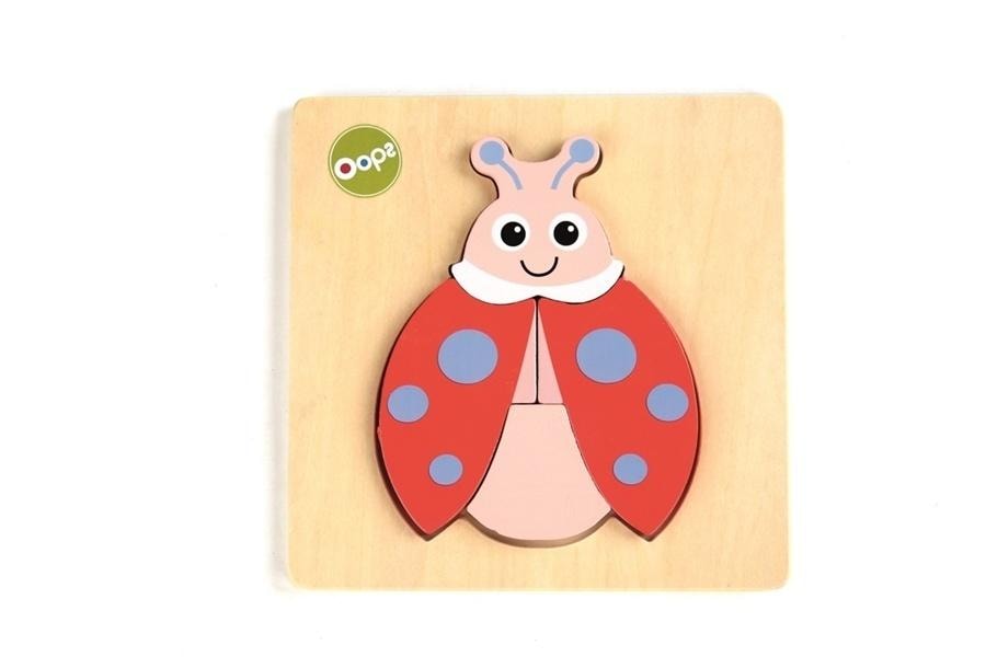 Oops Puzzle 3D Ladybug - Educational toy for children