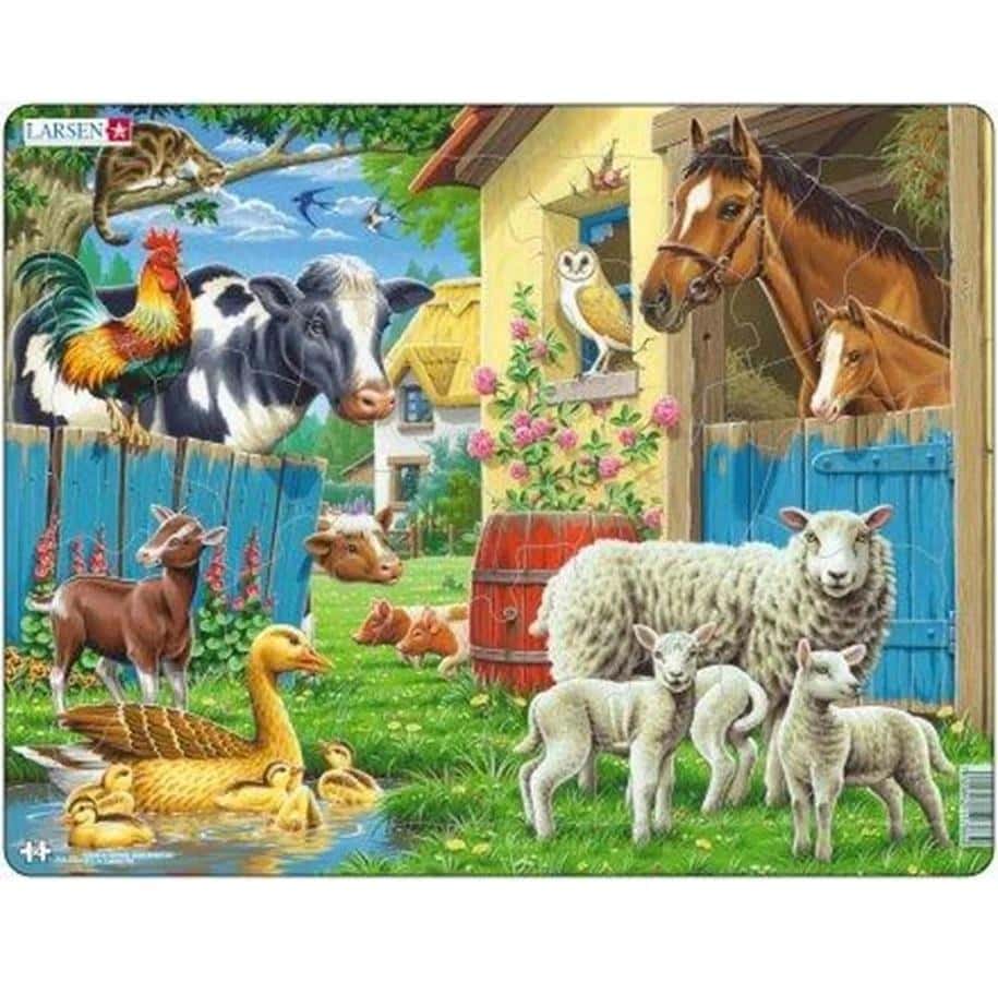Puzzle Farm Animals Maxi - Educational fun for kids
