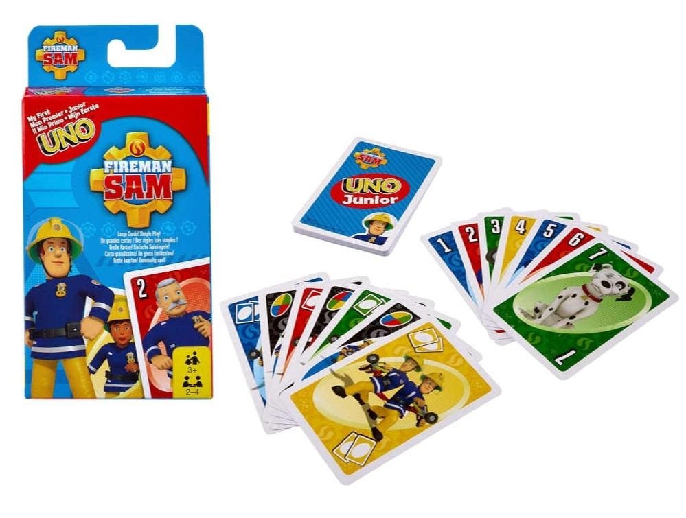 Uno Junior Fireman Sam - Card game for the youngest