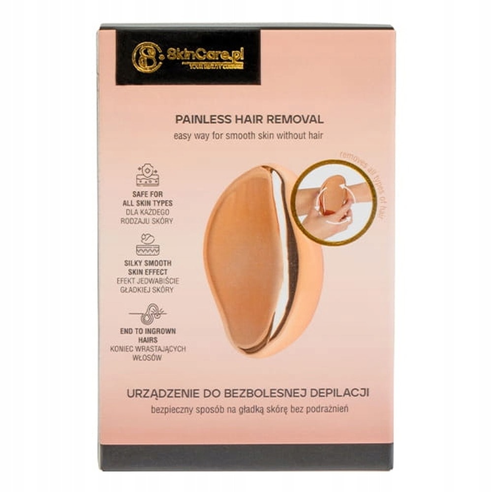 Painless skin hair removal device - smooth skin without irritation