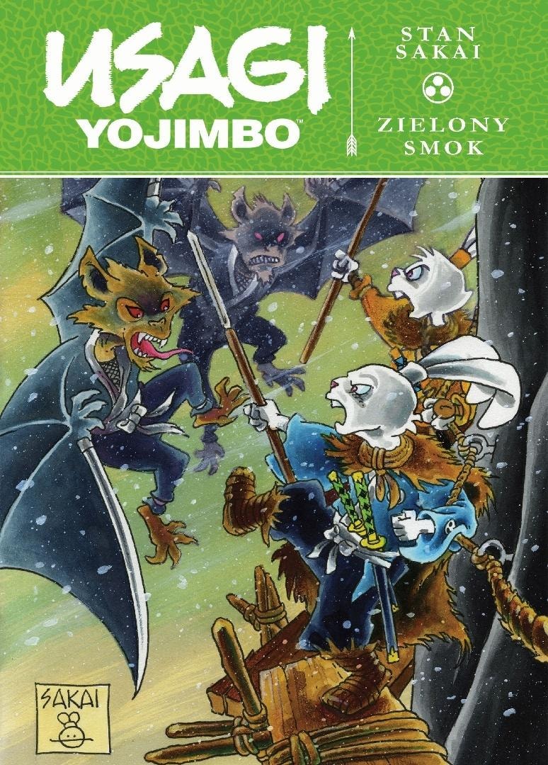 Usagi Yojimbo - The Green Dragon. Volume 5. Adventure awaits!