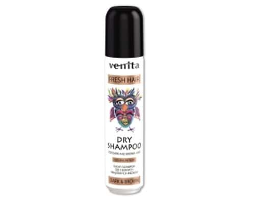 Venita Dry Shampoo for Dark and Brown Hair - Refreshment in Seconds