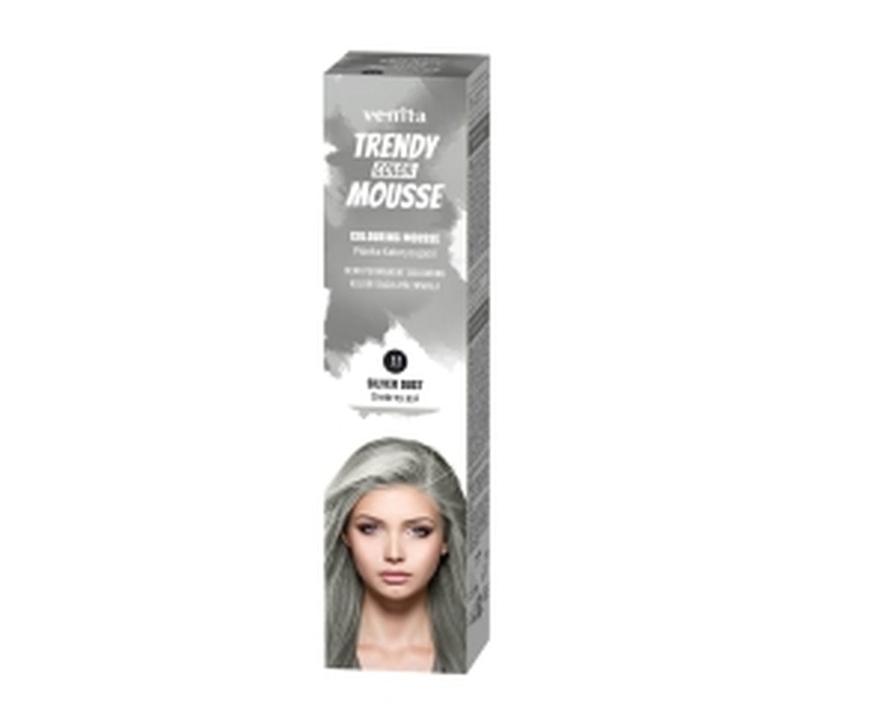 Venita TrendyPianka 11 Silver - Hair styling foam for long-lasting hold and shine