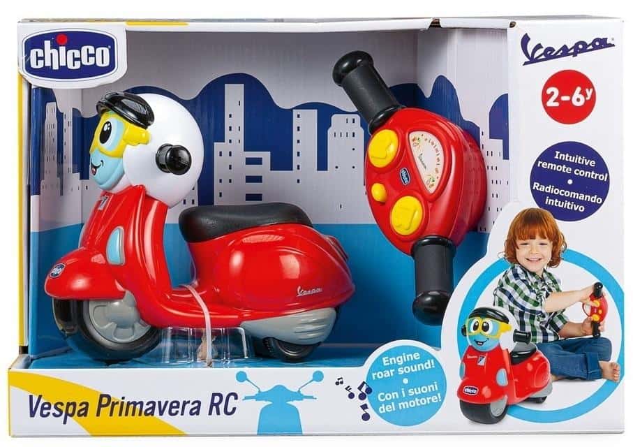 Chicco Vespa Primavera RC - Remote-controlled motorcycle for children 2-6 years