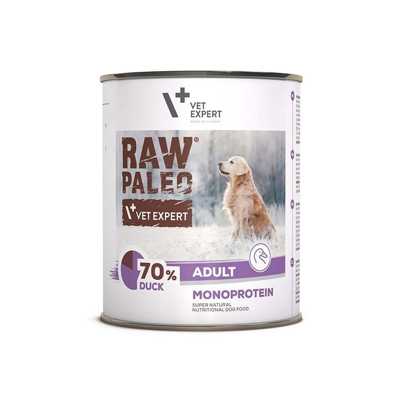 VetExpert Raw Paleo Duck - Adult Dog Food 800g