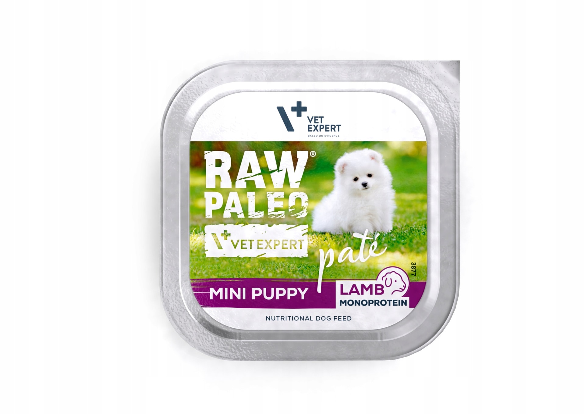VetExpert Raw Paleo Lamb Pate Mini Puppy - the ideal start for your puppy