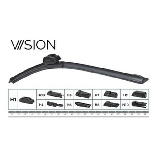 VIISION Ultra 525 mm - Windscreen Wipers 21 inch - ensure excellent visibility