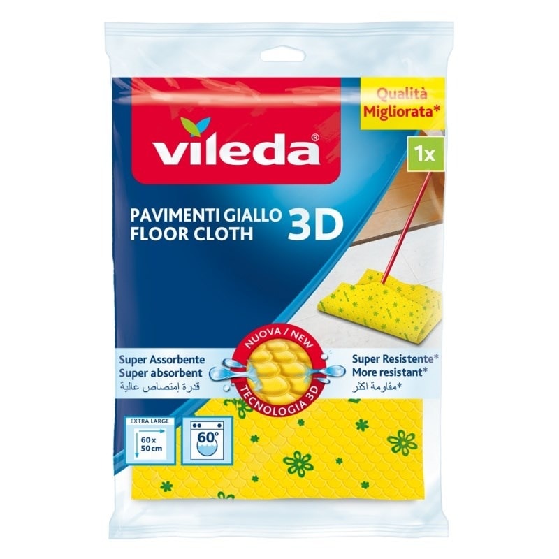 Vileda Floor Cloth with 3D Microfiber - perfect for any home