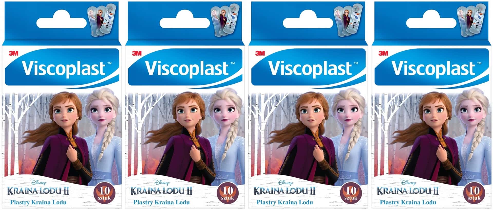 Viscoplast Plasters Frozen - 10 pieces for kids