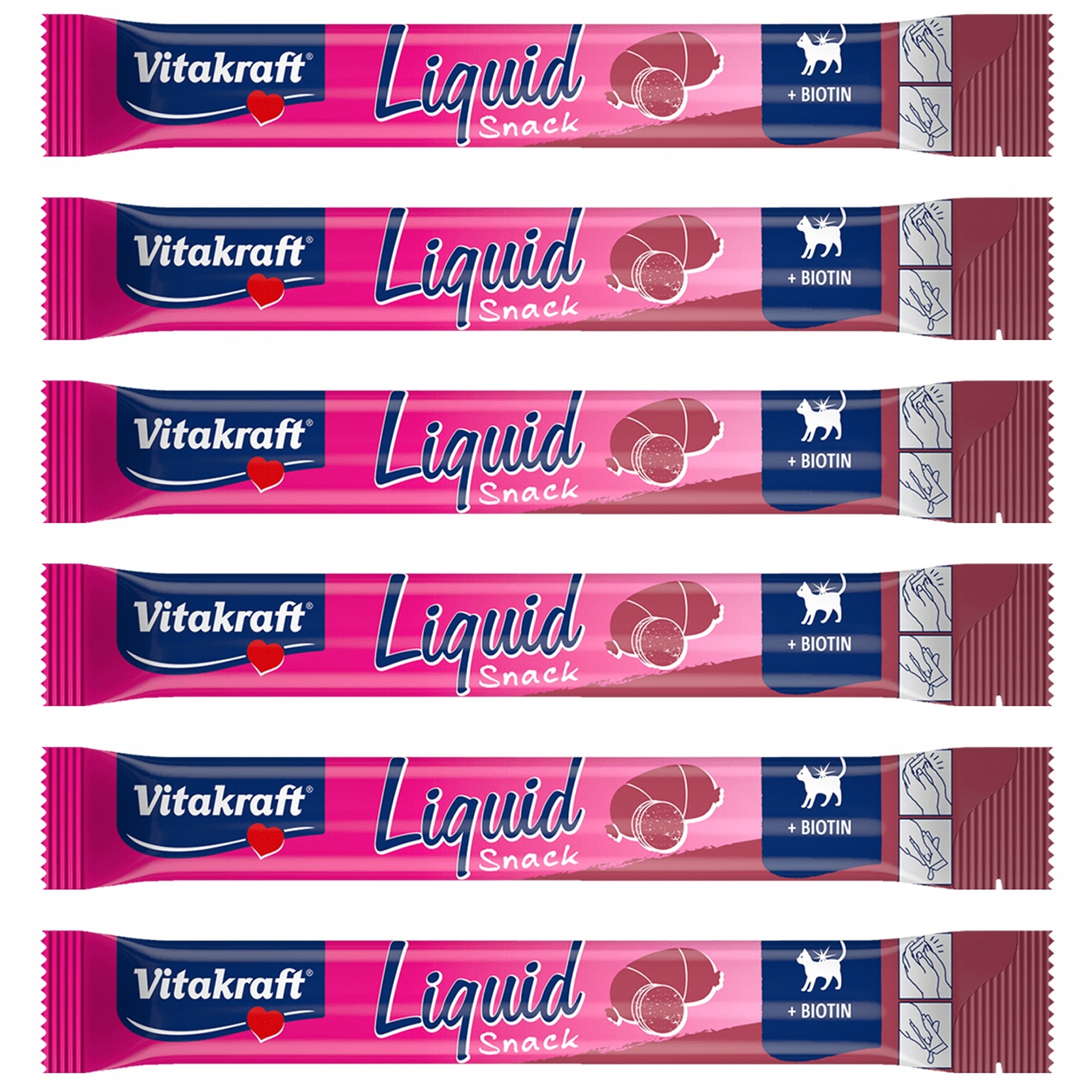 VITAKRAFT Liquid SNACK Liver+Biotin - Delicious treat for your cat!