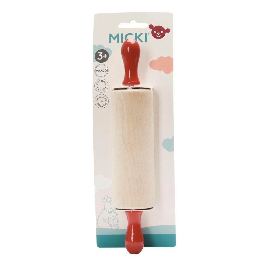 Micki Wooden rolling pin for children - perfect for playing in the kitchen