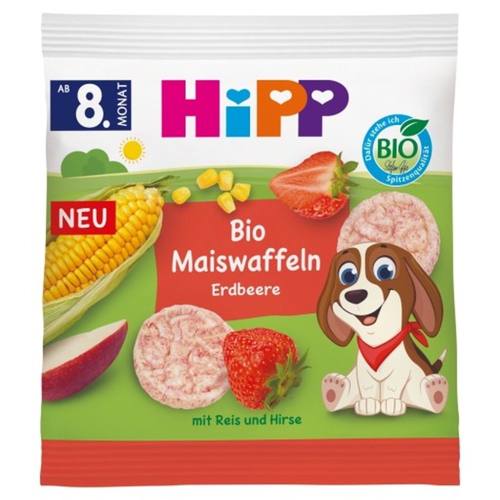 HiPP Organic Strawberry Wafers - the perfect snack for your child
