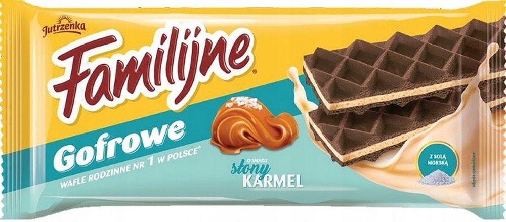 Familij Gof Waffles - Salted Caramel 140g - Crispy snack for everyone