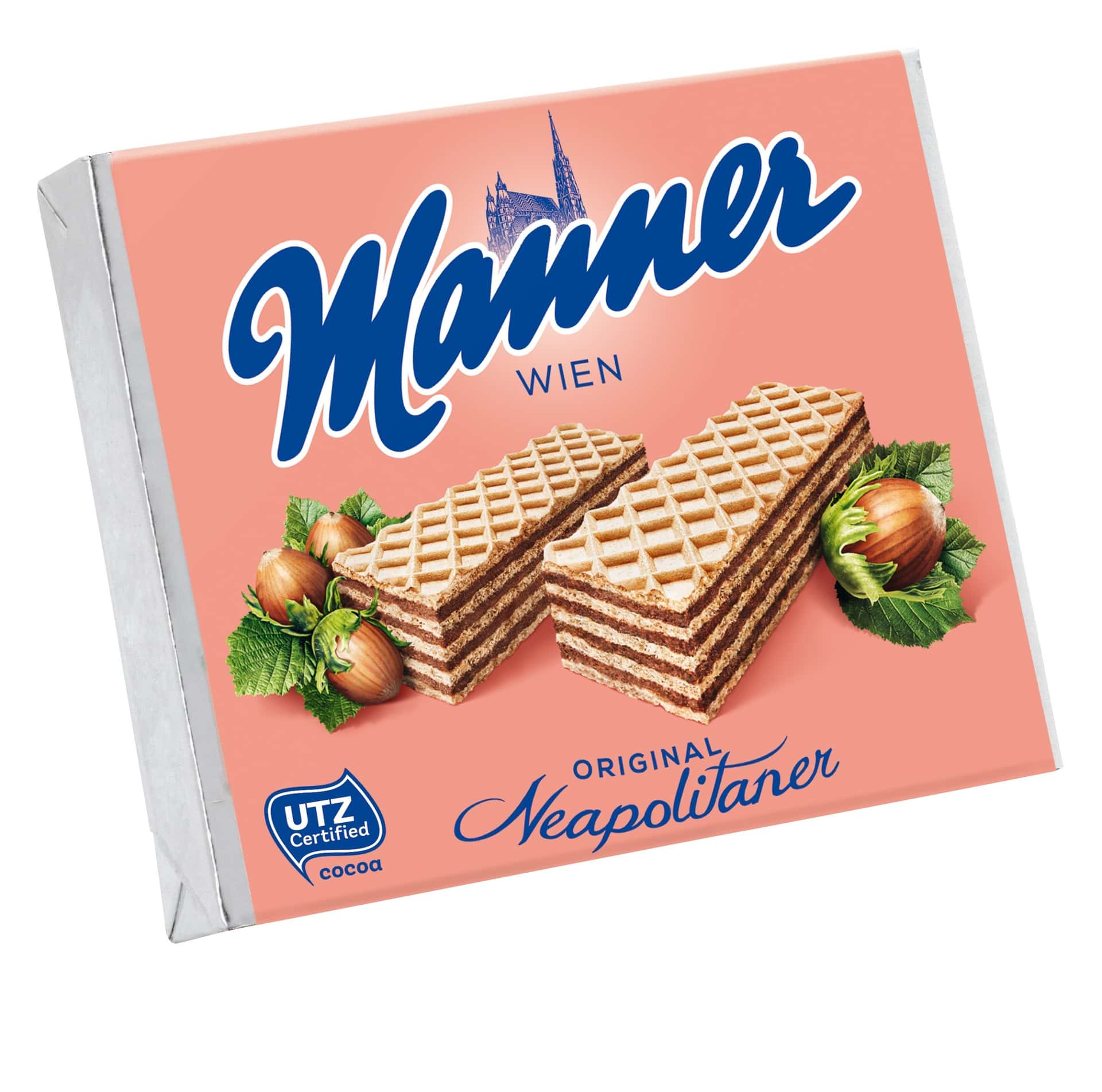 Manner Hazelnut Wafers 75g - crispy snack