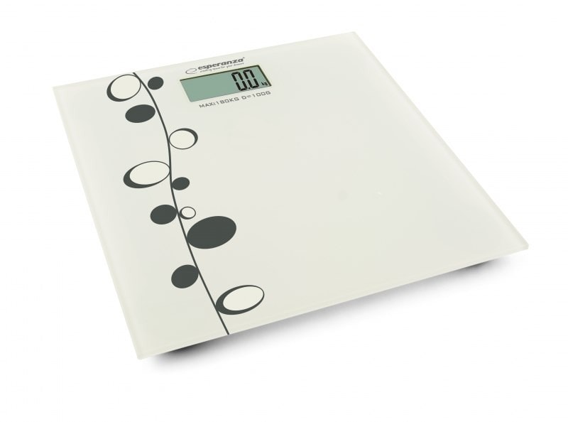 Esperanza Zumba EBS005 - white bathroom scale for everyday use