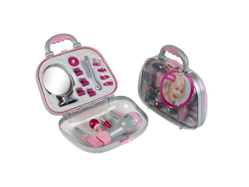 Klein Braun Hairdresser Suitcase - Hair styling set for kids