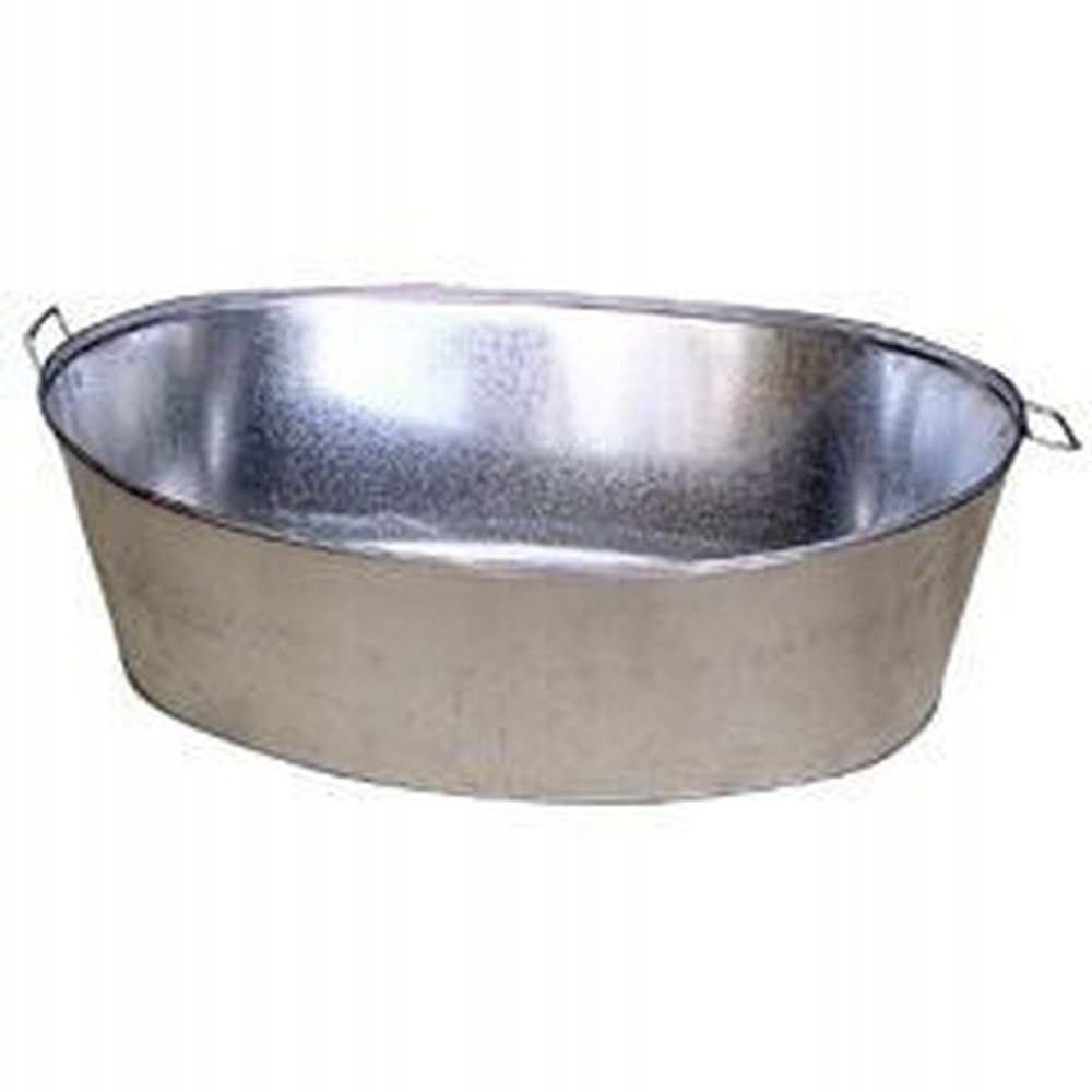 Galvanized steel tub 75 l - ideal for garden and household