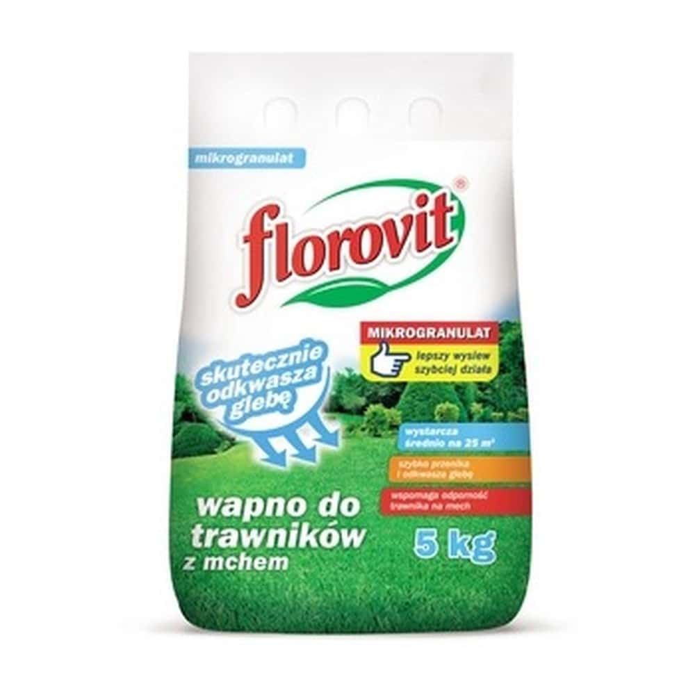 Florovit Lime with Moss 5 kg - ideal for lawns