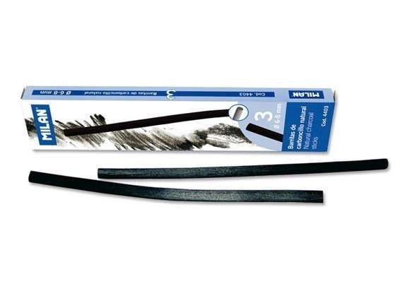 Milan Natural drawing charcoal 6-8 mm - 3 pieces