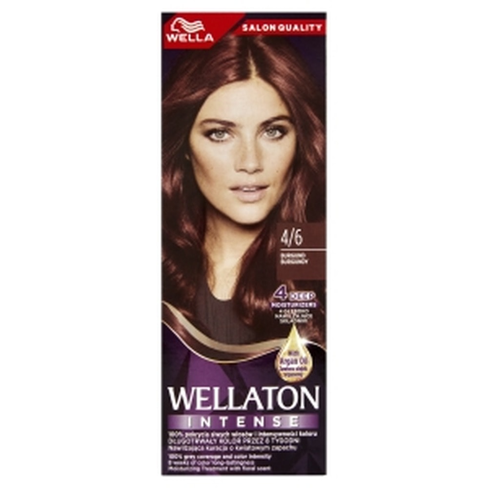 Wellaton Cream Hair Color 4/6 Burgundy - intense and long-lasting color