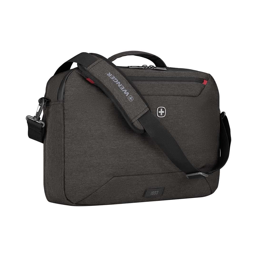 Wenger MX Commute - 16-inch Laptop Bag with Trolley Strap - gray