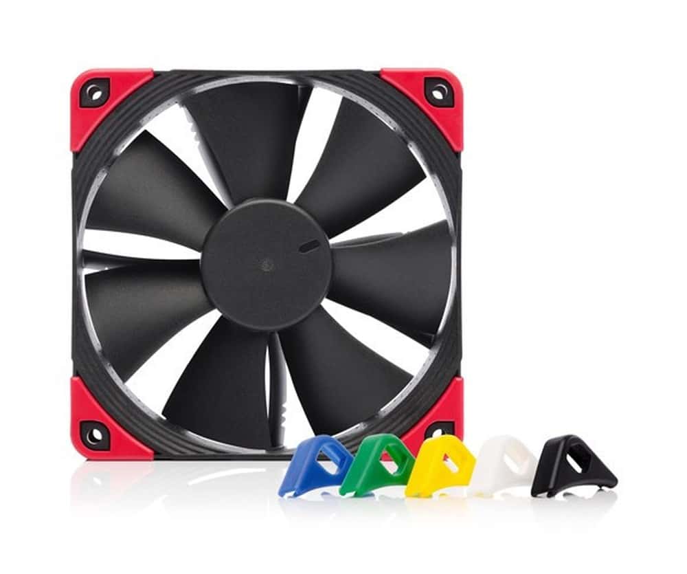 Noctua NF-F12 PWM Chromax Black Swap - 120mm Fan with Interchangeable Colors