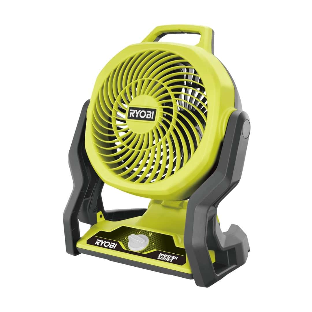 Ryobi ONE+ 18V Cordless Fan 7.5" - perfect for hot days