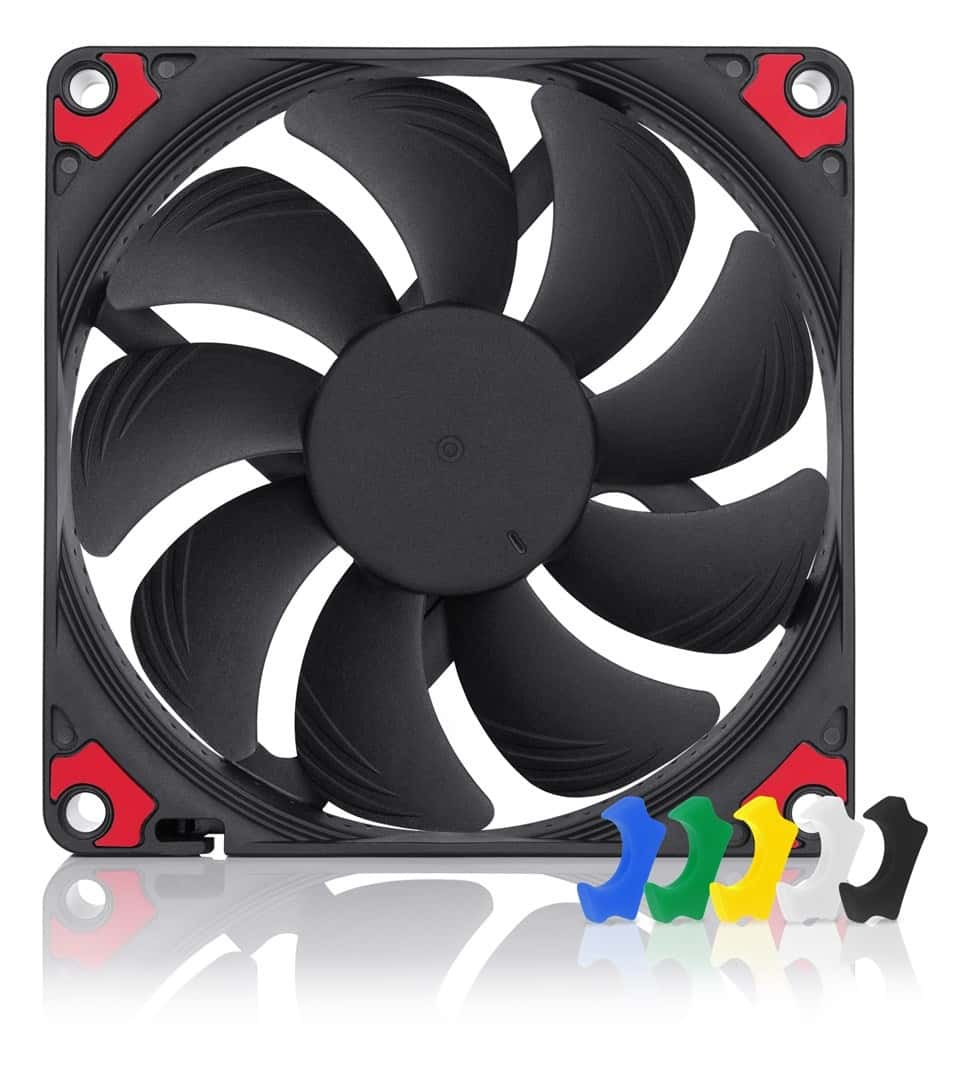 Noctua 92mm Low Profile Chromax Fan - quiet and efficient