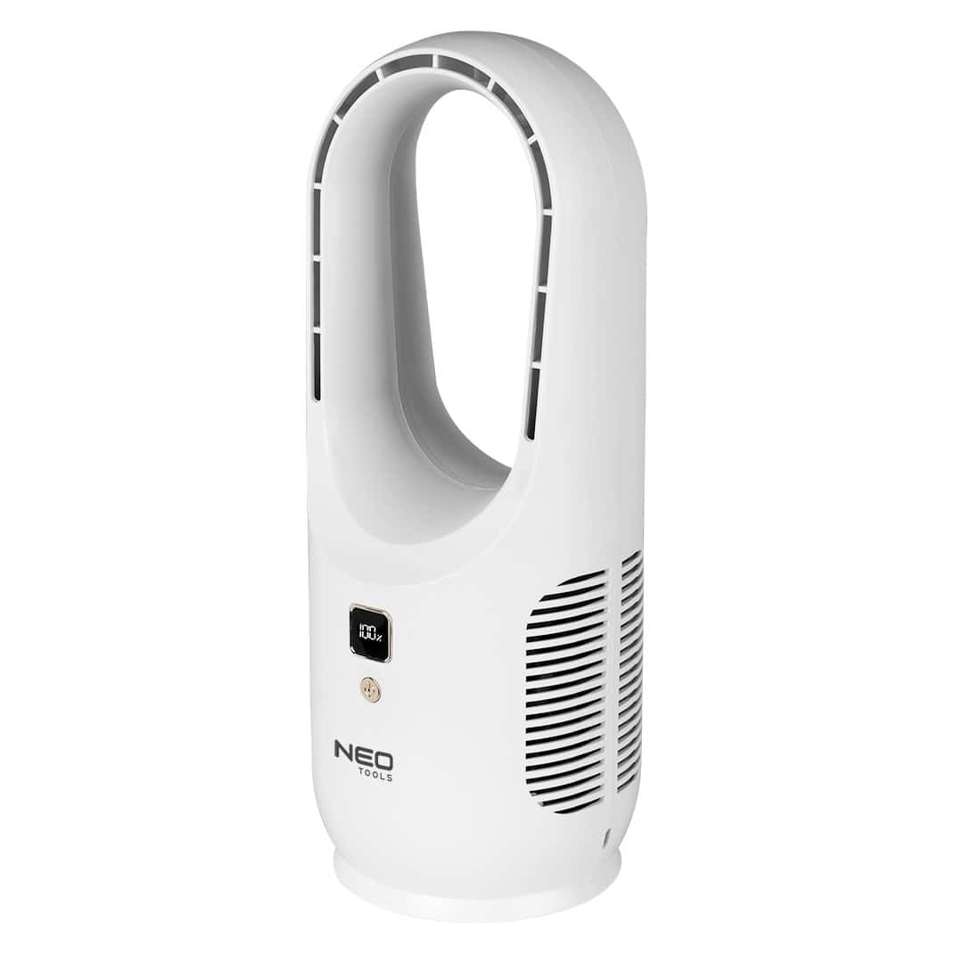 NEO TOOLS Cordless bladeless fan - perfect for hot days