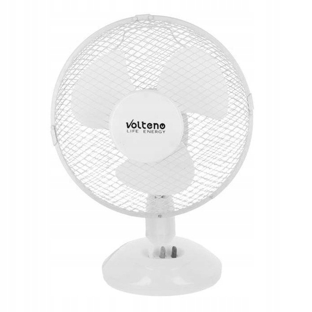 Basic desk fan 23 cm grey - perfect for hot days