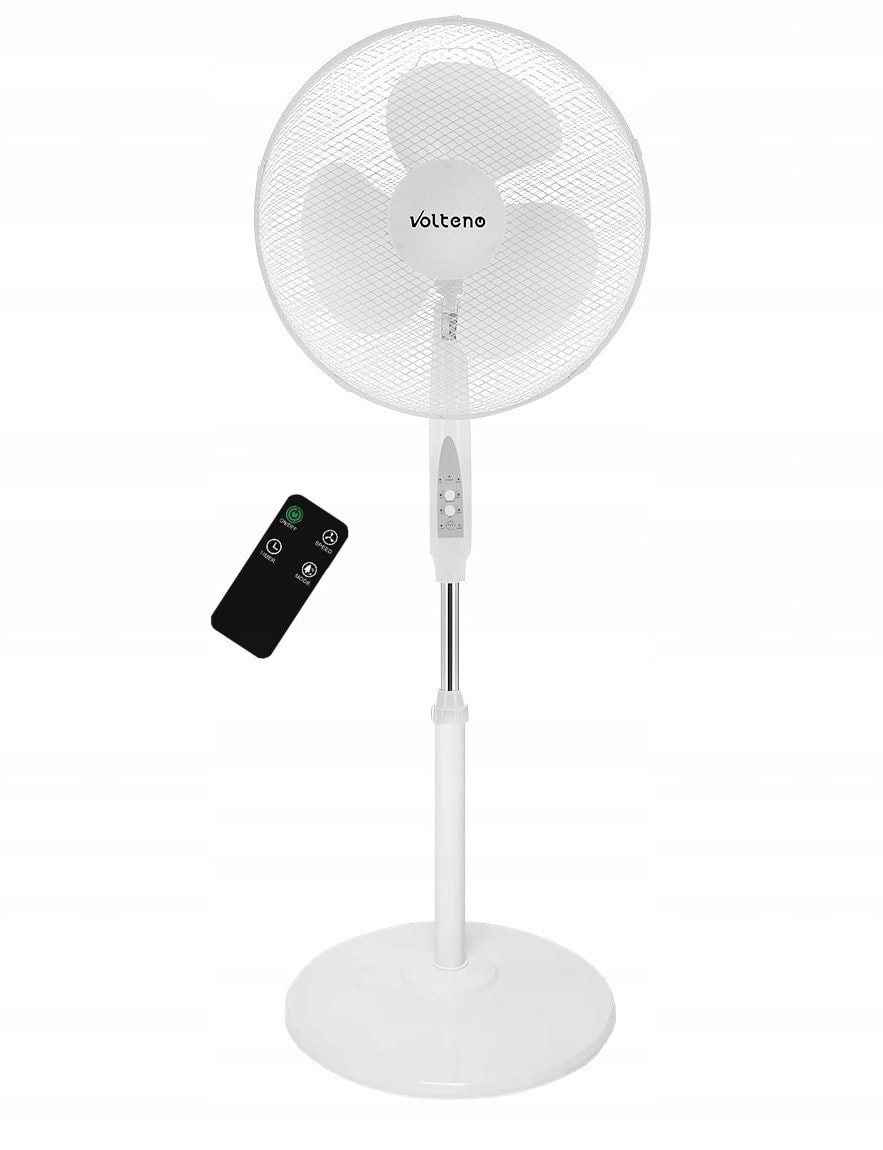 BASIC WHITE floor fan 40 cm - perfect for hot days