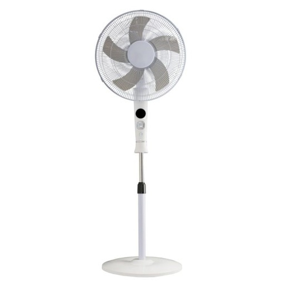 LCD WHITE Floor Fan - perfect for hot days