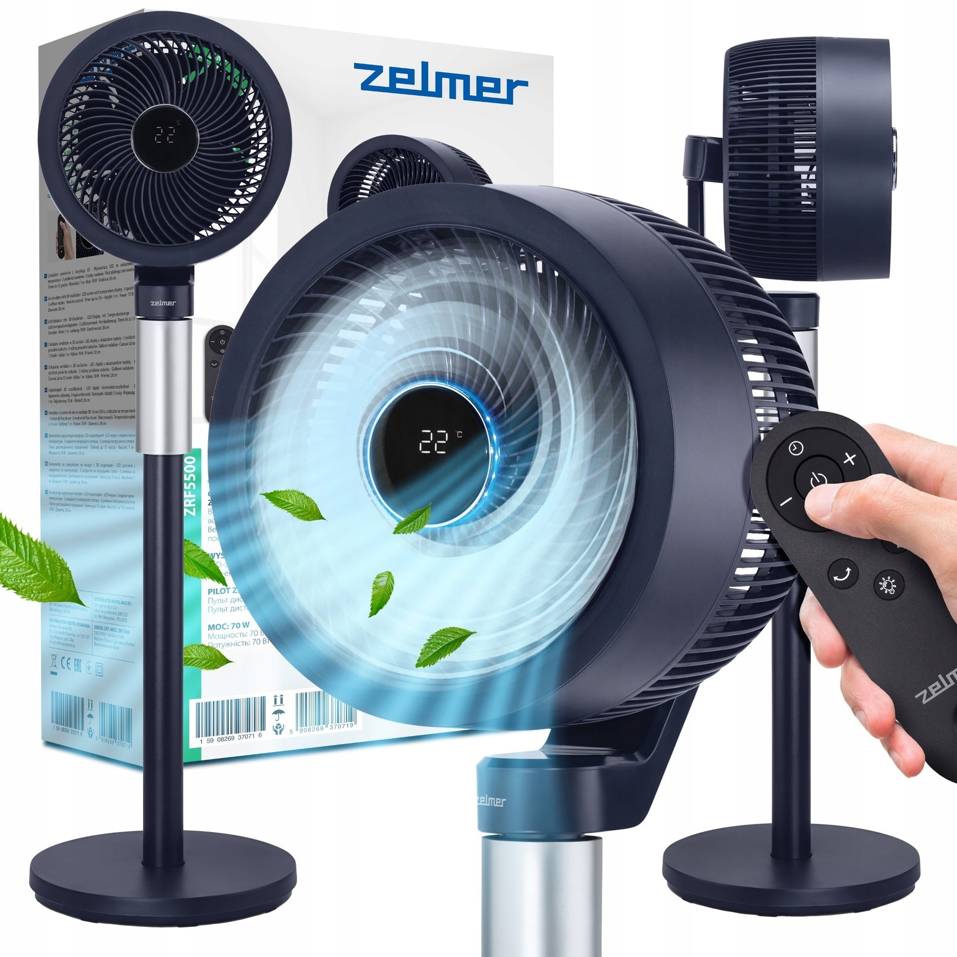 Zel Standing Fan ZRF5500 - perfect for hot days