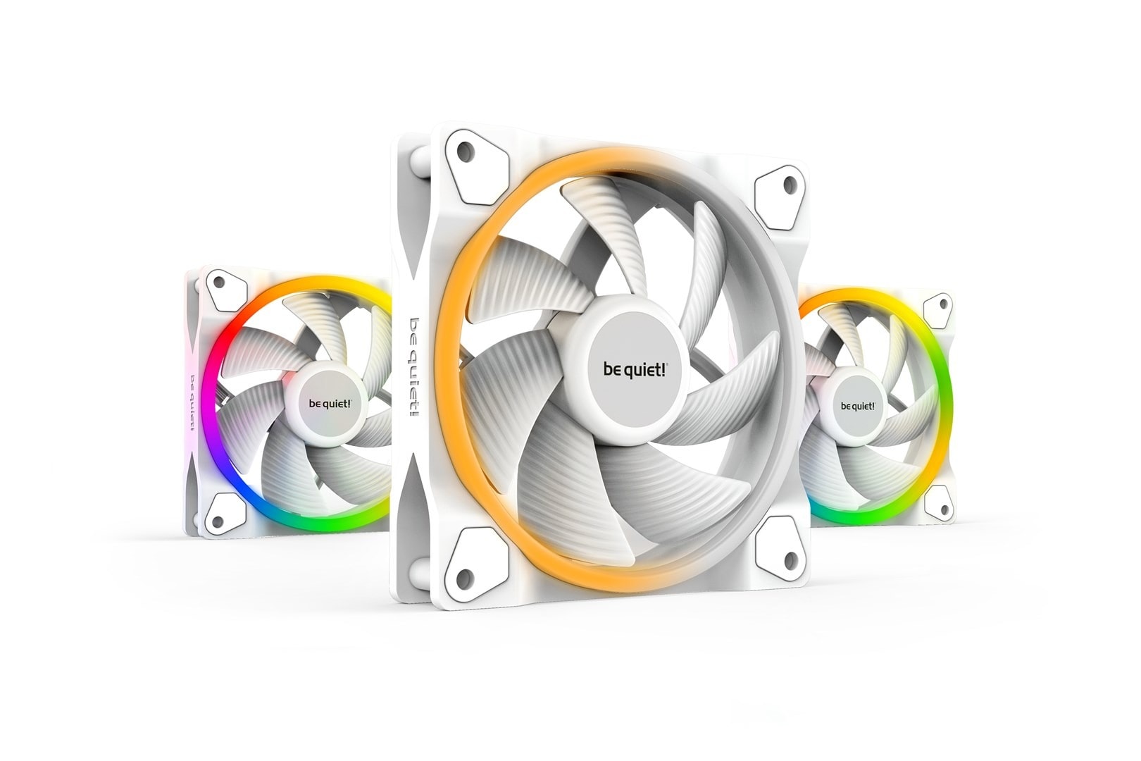 be quiet! LIGHT WINGS WHITE 120mm - 3-pack fans for your PC