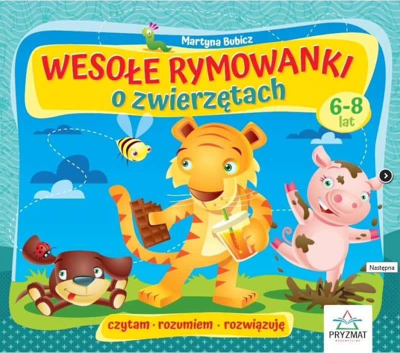 Pryzmat Funny Animal Rhymes - educational book for children