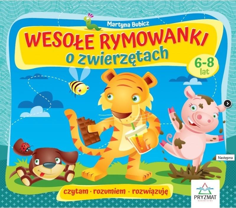 Pryzmat Funny Animal Rhymes - educational book for children