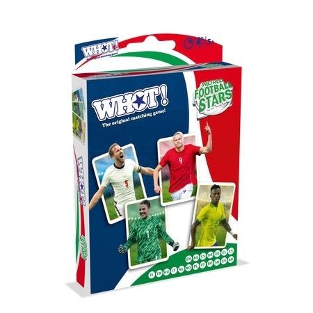 Whot! World Football Stars - Card game for football fans, perfect as a gift